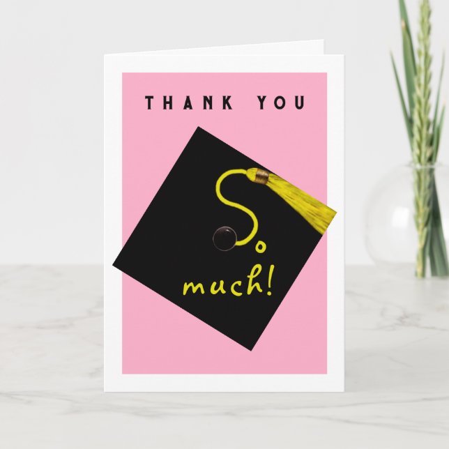 Cartão De Agradecimento Graduação (Frente)