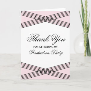 Cartão De Agradecimento Graduação A Rosa Deco Elegante Obrigado