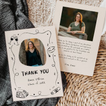 Graduação com Rabiscos Desenhados à Mão