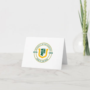 Cartão De Agradecimento Graduação da Universidade de São Francisco