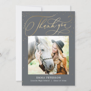 Cartão De Agradecimento Graduação de CORES EDITÁVEL E Deliciosa Obrigad