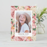Graduação de Fotos de Blush Vintage e Flores de Ma