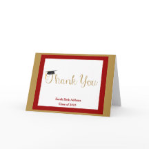 Graduação Obrigado, Vermelho e Dourado, Adicionar