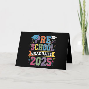 Cartão De Agradecimento Graduado na Pré-Escola 2025 Graduação Pré K Escola