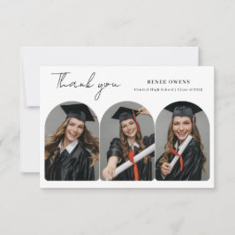 Cartão De Agradecimento Graduate Arch Photo Graduation