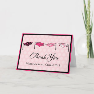 Cartão De Agradecimento Graduation Cap Thank You