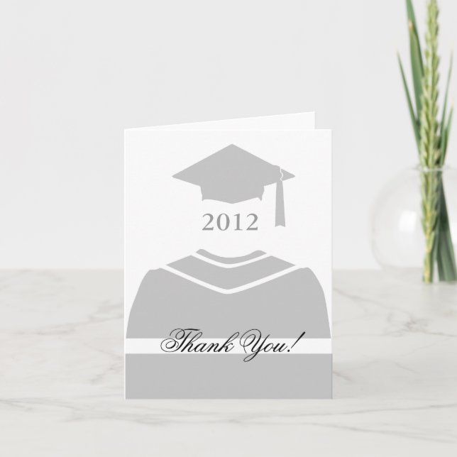 Cartão De Agradecimento Graduation Thank You (Frente)