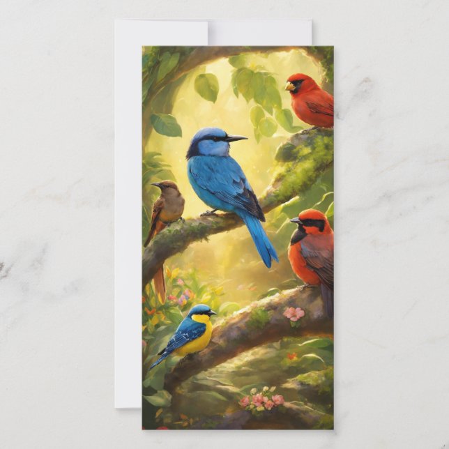 Cartão De Agradecimento "Gratidão em Bloom: Um Obrigado" (Frente)