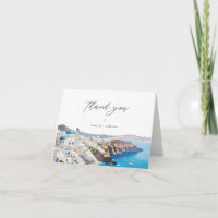 GRÉCIA SANTORINI - Destino Skyline de Aquarela