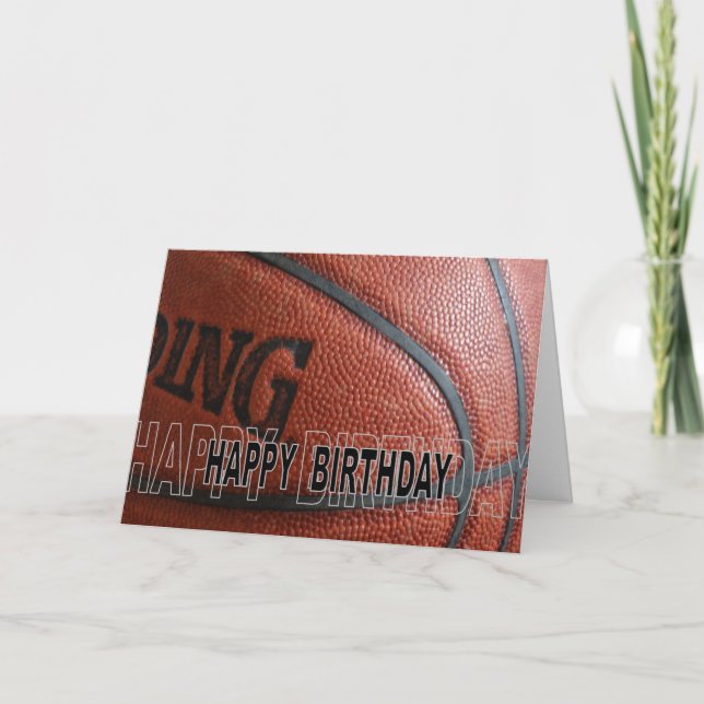 Cartão De Agradecimento Greeting Card "Birthday" 5x7 w/plain white enve (Frente)