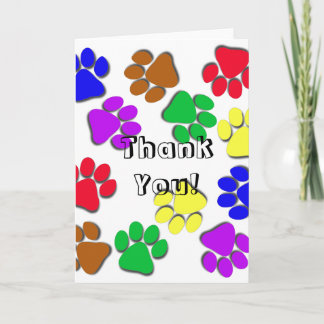Cartão De Agradecimento Greeting Card - Thank You, From Pet