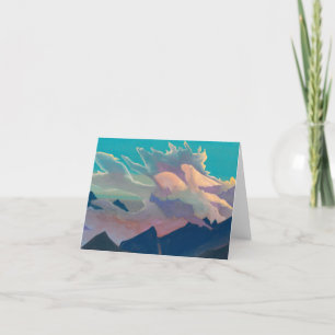 Cartão De Agradecimento Guerreiro de Luz de Nicholas Roerich