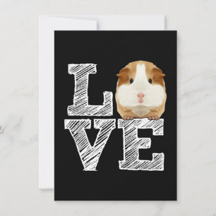 Cartão De Agradecimento Guiné Pig Love Rodent Wheel