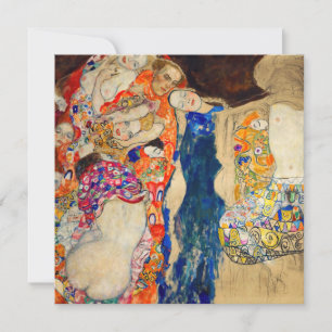 Cartão De Agradecimento Gustav Klimt - A Noiva (inacabado)