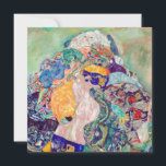 Cartão De Agradecimento Gustav Klimt - Bebê/Berço<br><div class="desc">Bebê/Berço - Gustav Klimt,  Oil on Canvas,  1917-1918</div>