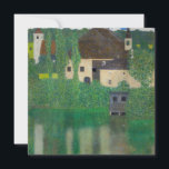 Cartão De Agradecimento Gustav Klimt - Castelo de Água<br><div class="desc">Castelo de Água - Gustav Klimt,  Oil on Canvas,  1908</div>