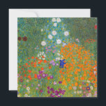 Cartão De Agradecimento Gustav Klimt - Jardim Flor<br><div class="desc">Jardim Flor - Gustav Klimt em 1905-1907</div>