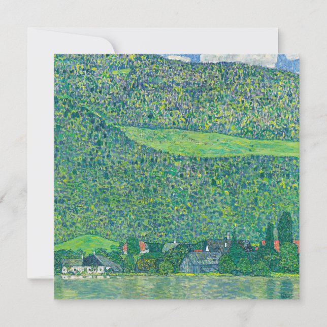 Cartão De Agradecimento Gustav Klimt - Litzlberg am Attersee (Frente)