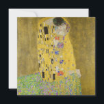 Cartão De Agradecimento Gustav Klimt - The Biss<br><div class="desc">Kuss Beijo/Der - Gustav Klimt em 1907-1908</div>