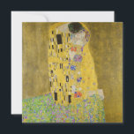Cartão De Agradecimento Gustav Klimt - The Biss<br><div class="desc">Kuss Beijo/Der - Gustav Klimt em 1907-1908</div>