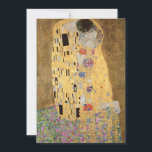 Cartão De Agradecimento Gustav Klimt | The Kiss, 1907-08<br><div class="desc">The Kiss,  1907-08 | por Gustav Klimt | Art Location: Osterreichische Galerie Belvedere,  Viena,  Áustria | Artista Austríaco | Número da coleção de imagens: XAM601</div>