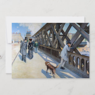 Cartão De Agradecimento Gustave Caillebotte - A Ponte da Europa