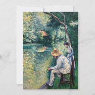 Cartão De Agradecimento Gustave Caillebotte - Angling