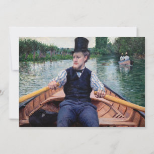 Cartão De Agradecimento Gustave Caillebotte - Festa de Barco