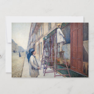 Cartão De Agradecimento Gustave Caillebotte - Os Pintores de Casas