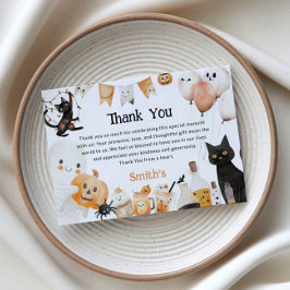 Cartão De Agradecimento Halloween