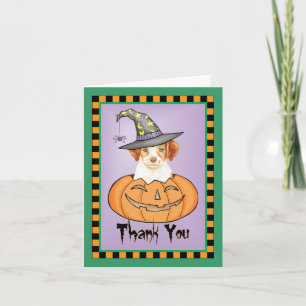 Cartão De Agradecimento Halloween Brittany Obrigado