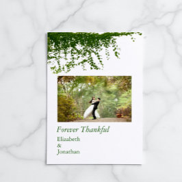 Cartão De Agradecimento Hanging Ivy Greenery Wedding