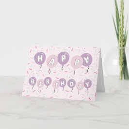 Cartão De Agradecimento Happy Birthday
