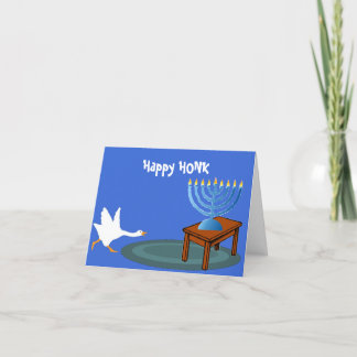 Cartão De Agradecimento Happy HONK Hannukah card