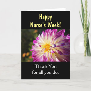 Cartão De Agradecimento Happy Nurse's Week Greeting Cards Thank You Nurse
