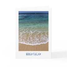 Hawaiian Thank You card