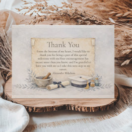 Cartão De Agradecimento Healthcare Professional Graduation