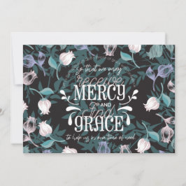 Cartão De Agradecimento Hebraico 4:16 cita preto