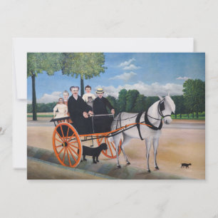 Cartão De Agradecimento Henri Rousseau - A Carroça do pai Junier