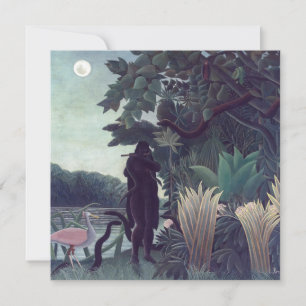 Cartão De Agradecimento Henri Rousseau - A Encantadora de Serpentes