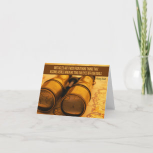 Cartão De Agradecimento Henry Ford Inspirational Citação "Obstáculos"