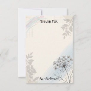 Cartão De Agradecimento Heritage Meadow Queen Anne's Lace