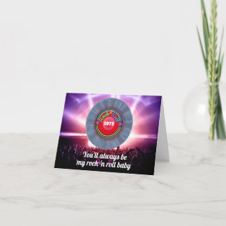 Cartão De Agradecimento Hernô Personalizado Aniversário de 50 anos em 1973