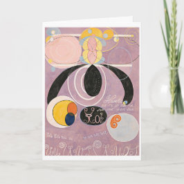Cartão De Agradecimento Hilma af Klint card