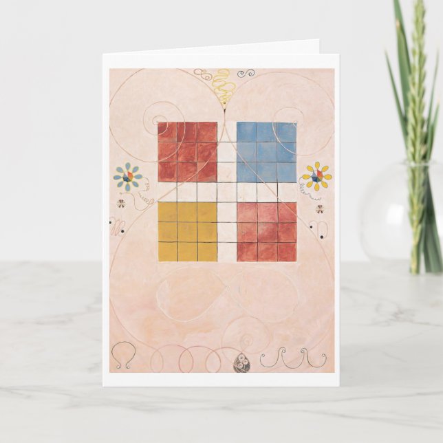 Cartão De Agradecimento Hilma af Klint card (Frente)