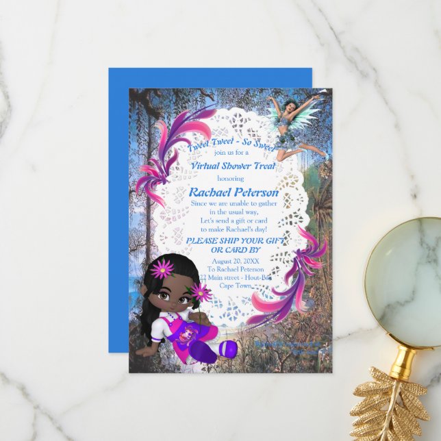 Cartão De Agradecimento Histórias de conto de fantasia nas florestas (Frente/Verso In Situ)