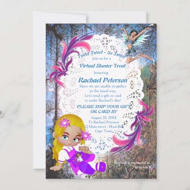 Cartão De Agradecimento Histórias de conto de fantasia nas florestas (Frente)