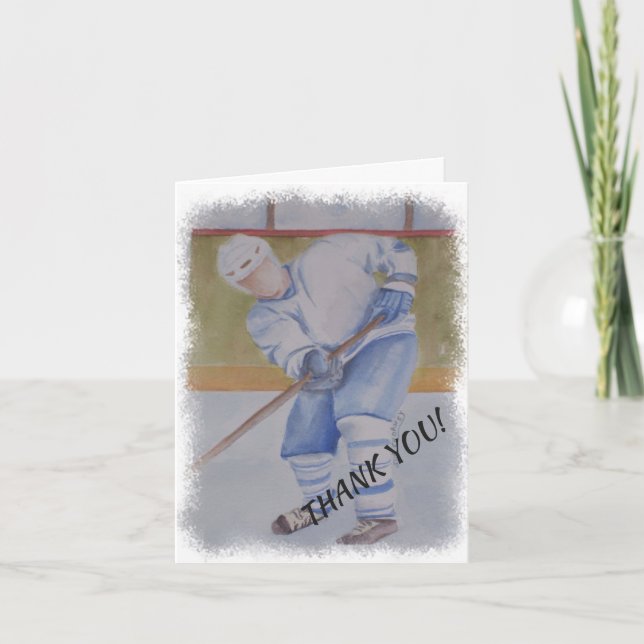 CARTÃO DE AGRADECIMENTO HOCKEY OBRIGADO (Frente)