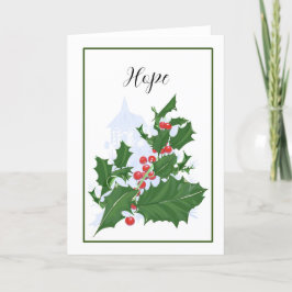 Cartão De Agradecimento Holly Card