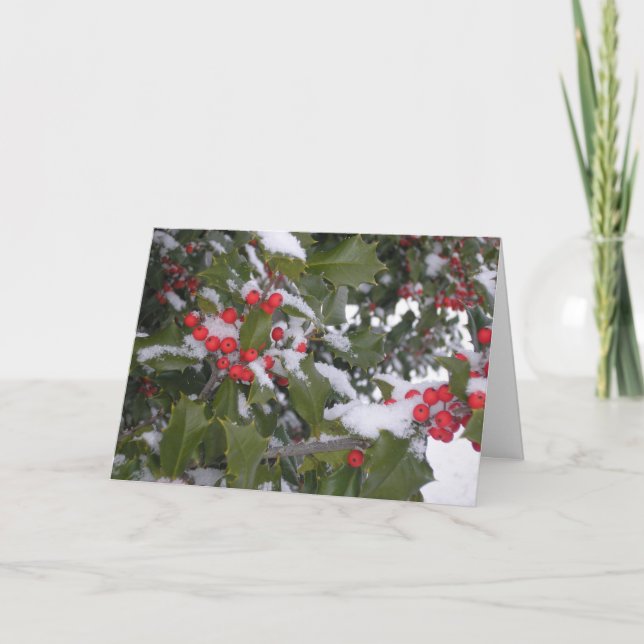 Cartão De Agradecimento Hollyberry (Frente)